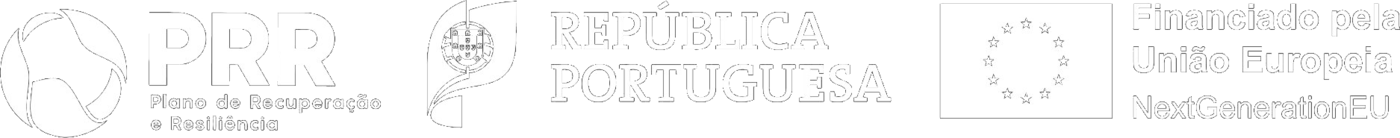 PRR – Plano de Recuperação e Resiliência, República Portuguesa, Financiado pela União Europeia NextGenerationEU